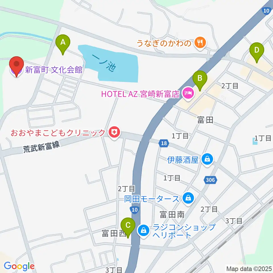 新富町文化会館周辺のカフェ一覧地図