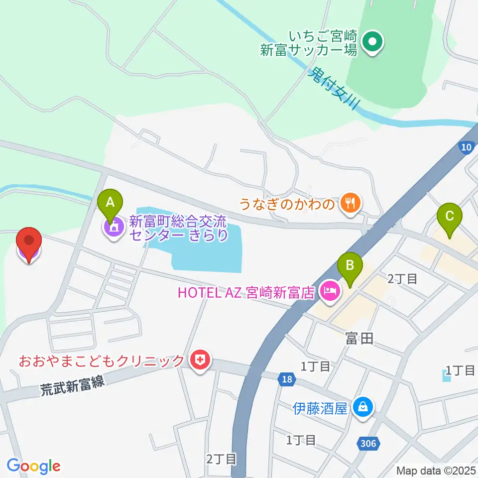 新富町文化会館周辺のカフェ一覧地図
