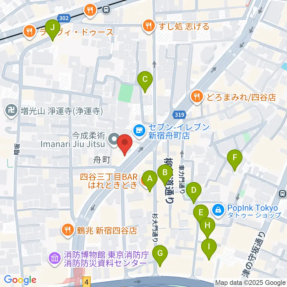 四谷三丁目メビウス周辺のカフェ一覧地図