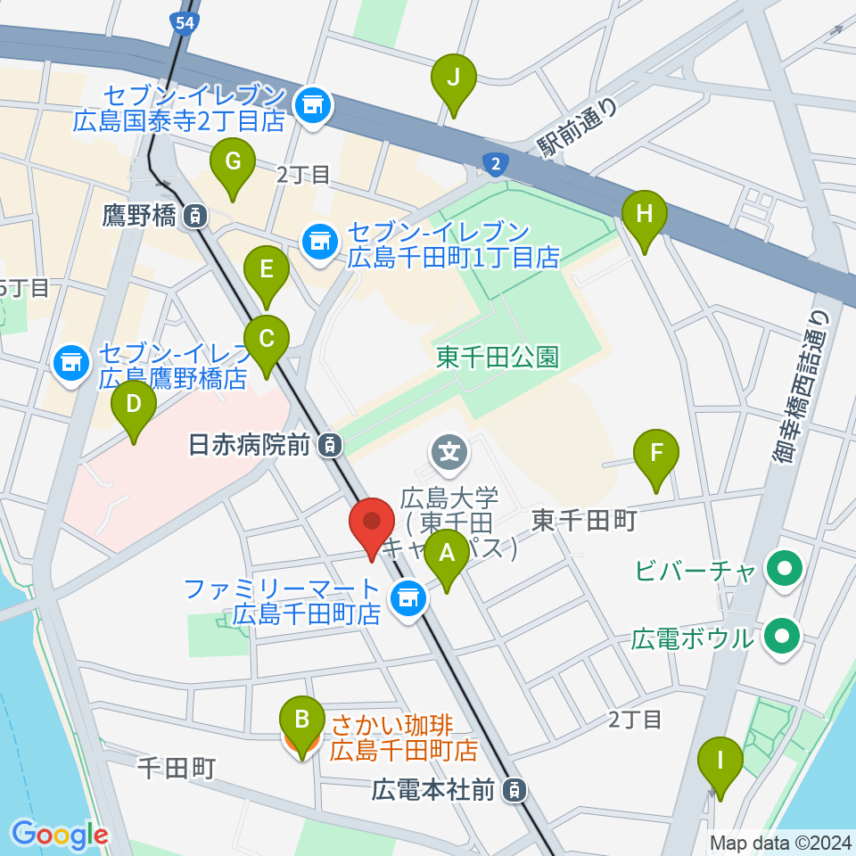 Studio 5150周辺のカフェ一覧地図