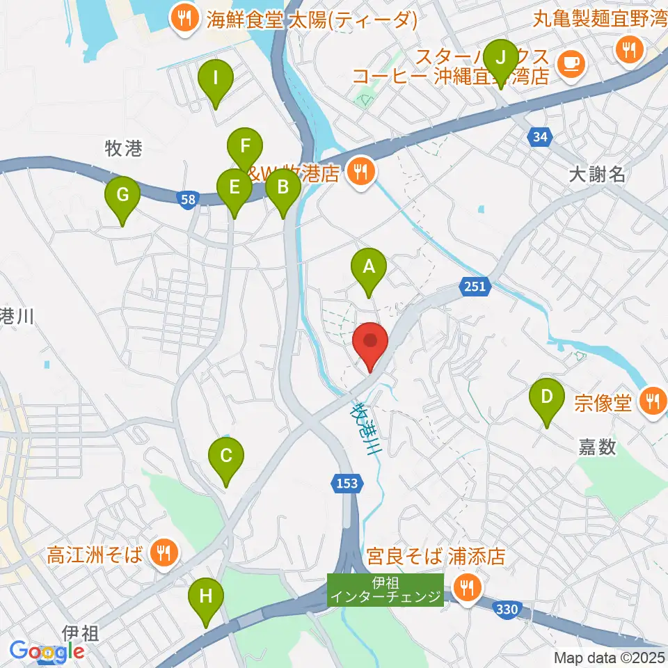 STUDIO FILL☆IN周辺のカフェ一覧地図