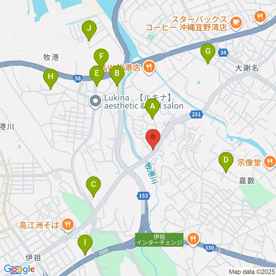 STUDIO FILL☆IN周辺のカフェ一覧地図