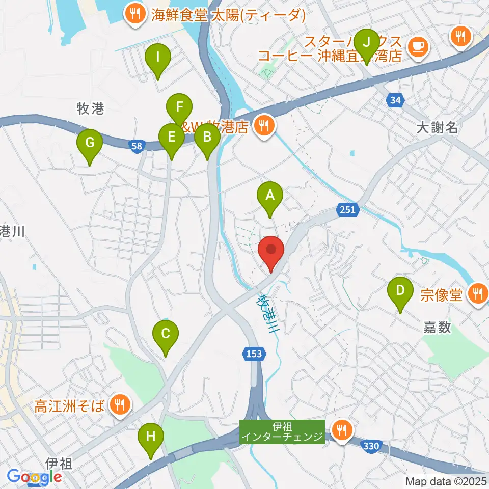 STUDIO FILL☆IN周辺のカフェ一覧地図