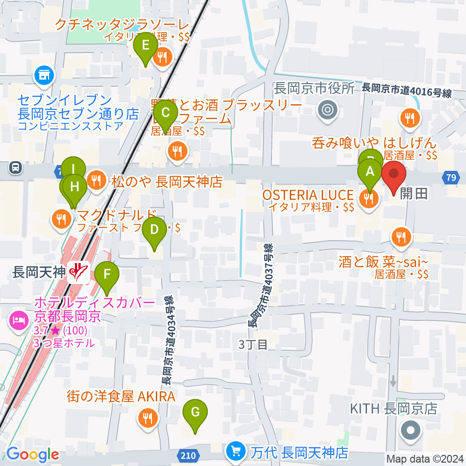 スタジオタルレック周辺のカフェ一覧地図