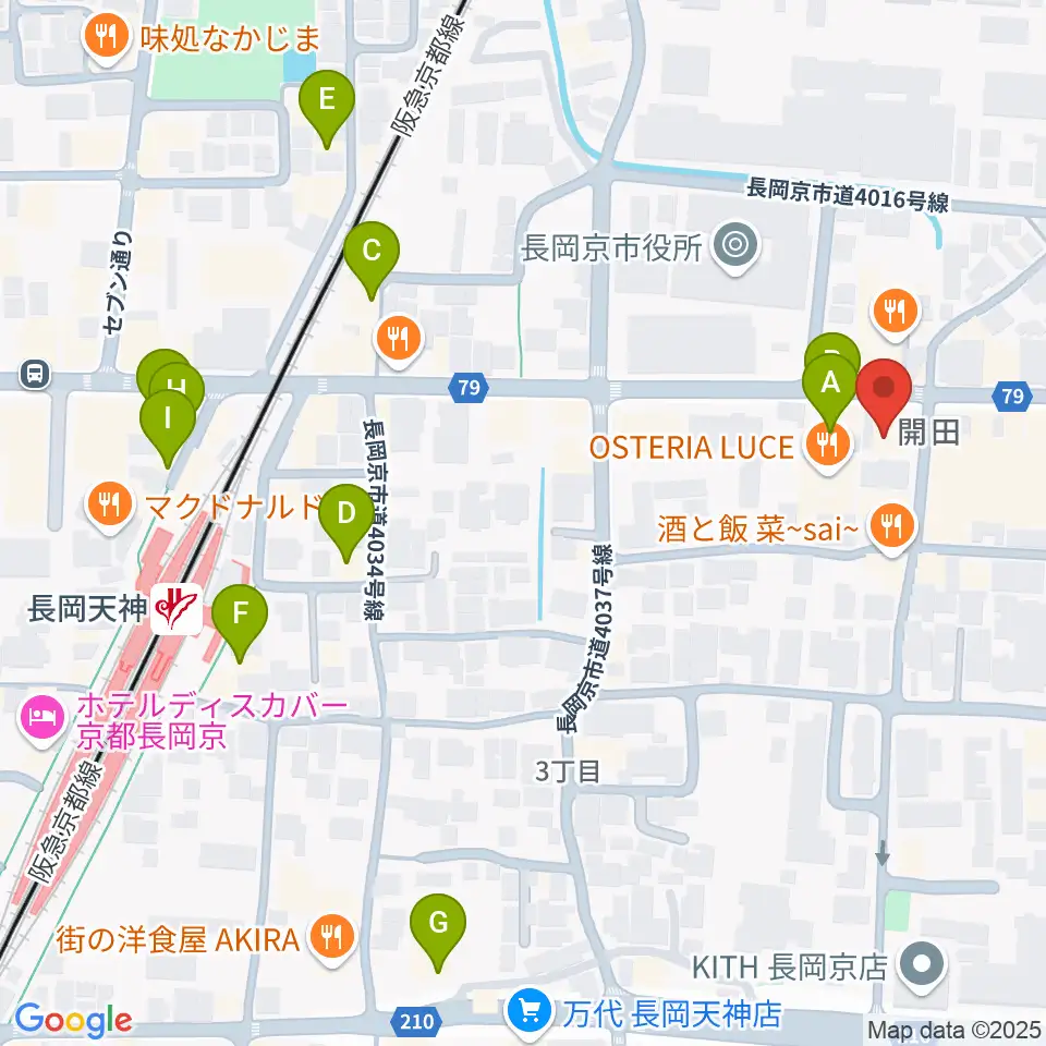 スタジオタルレック周辺のカフェ一覧地図