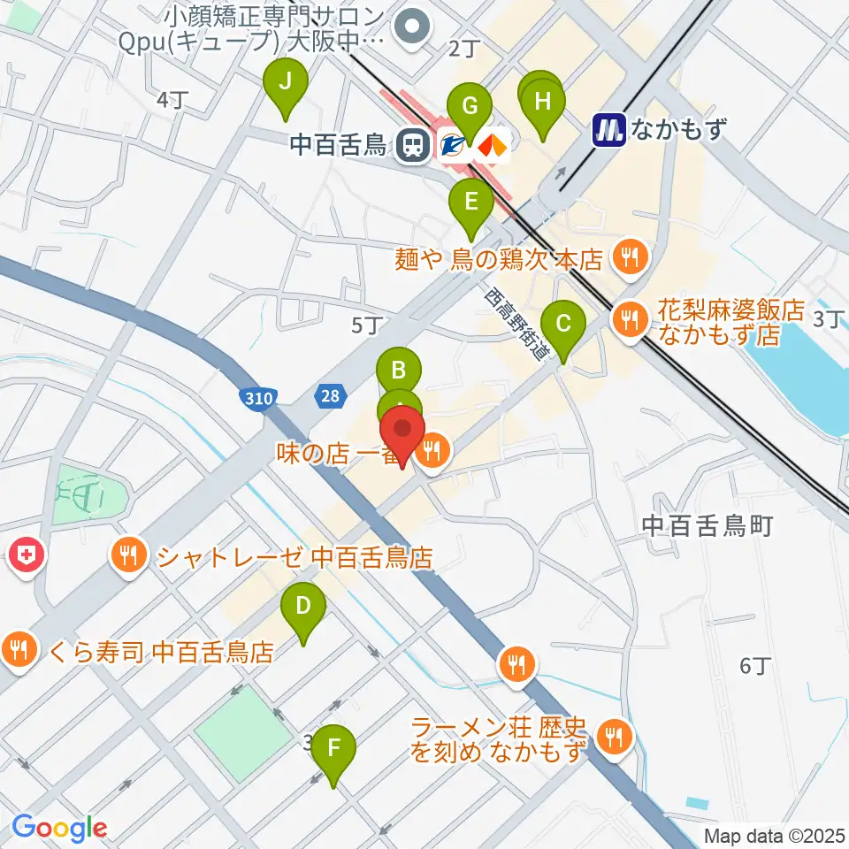music studio Magic周辺のカフェ一覧地図