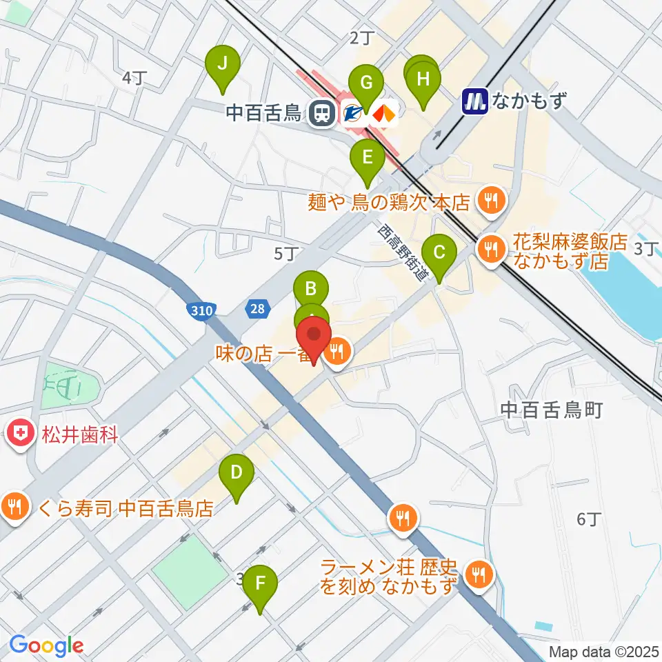 music studio Magic周辺のカフェ一覧地図