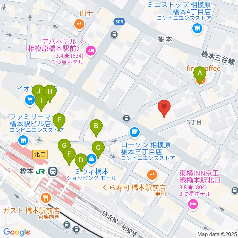 アフタービート周辺のカフェ一覧地図