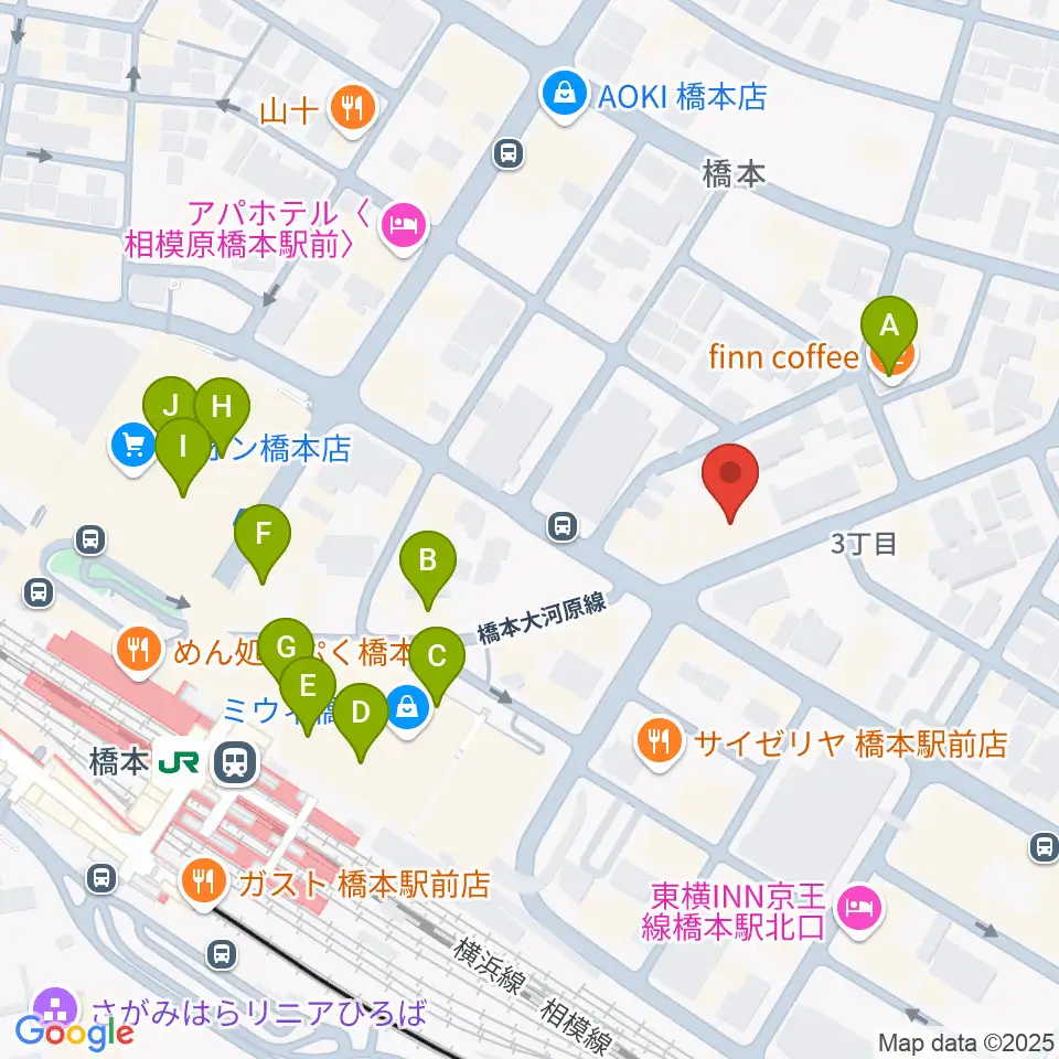 アフタービート周辺のカフェ一覧地図