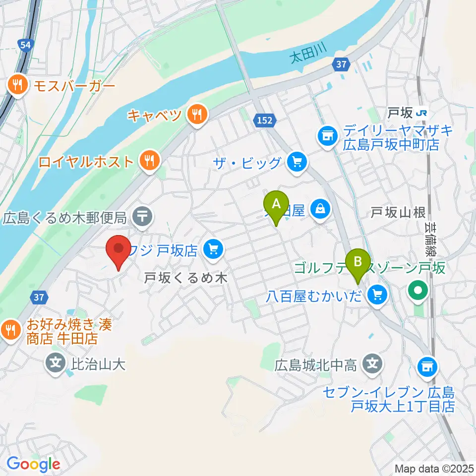 aiこどもみらい音楽教室周辺のカフェ一覧地図