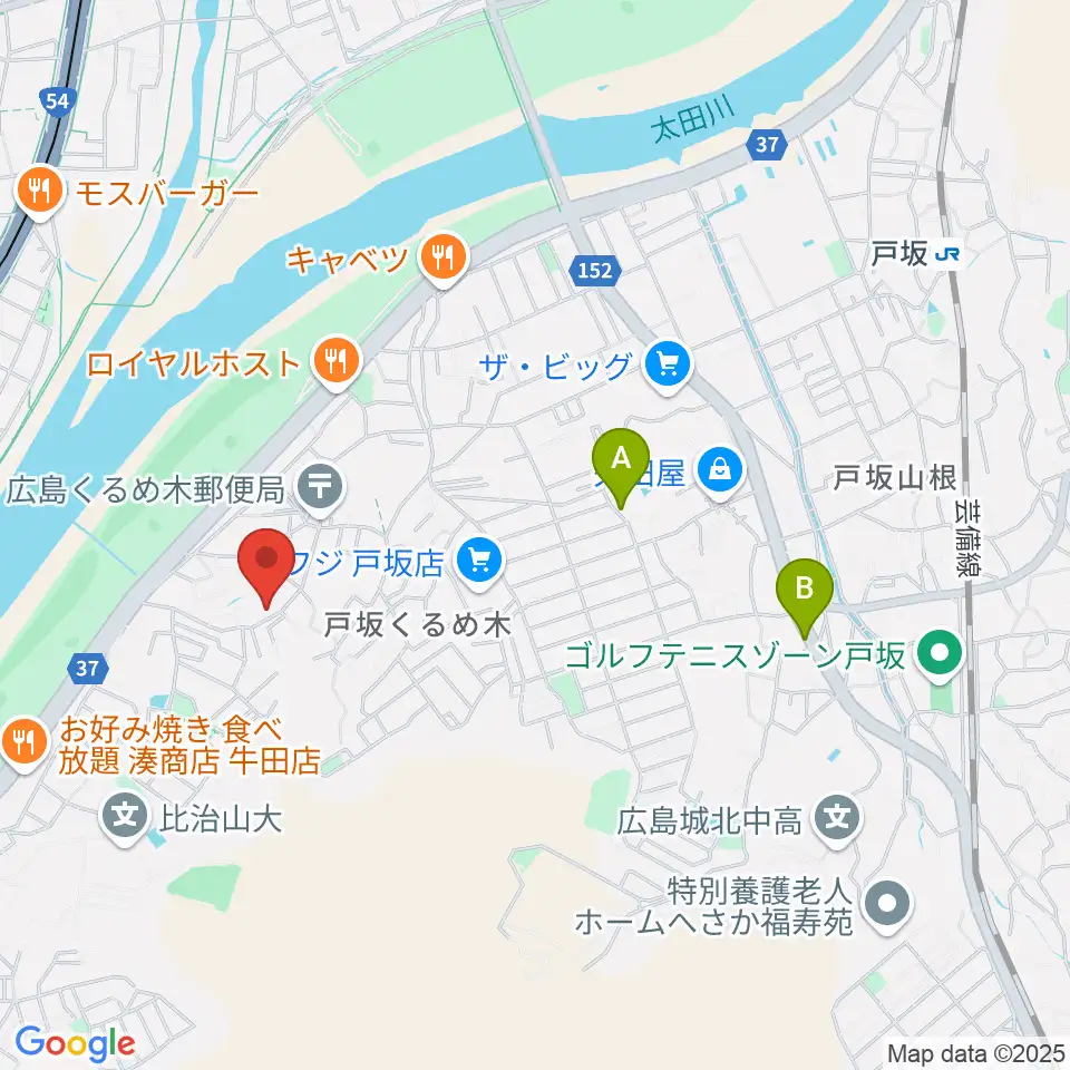 aiこどもみらい音楽教室周辺のカフェ一覧地図
