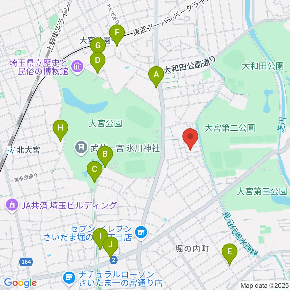 三村音楽教室周辺のカフェ一覧地図