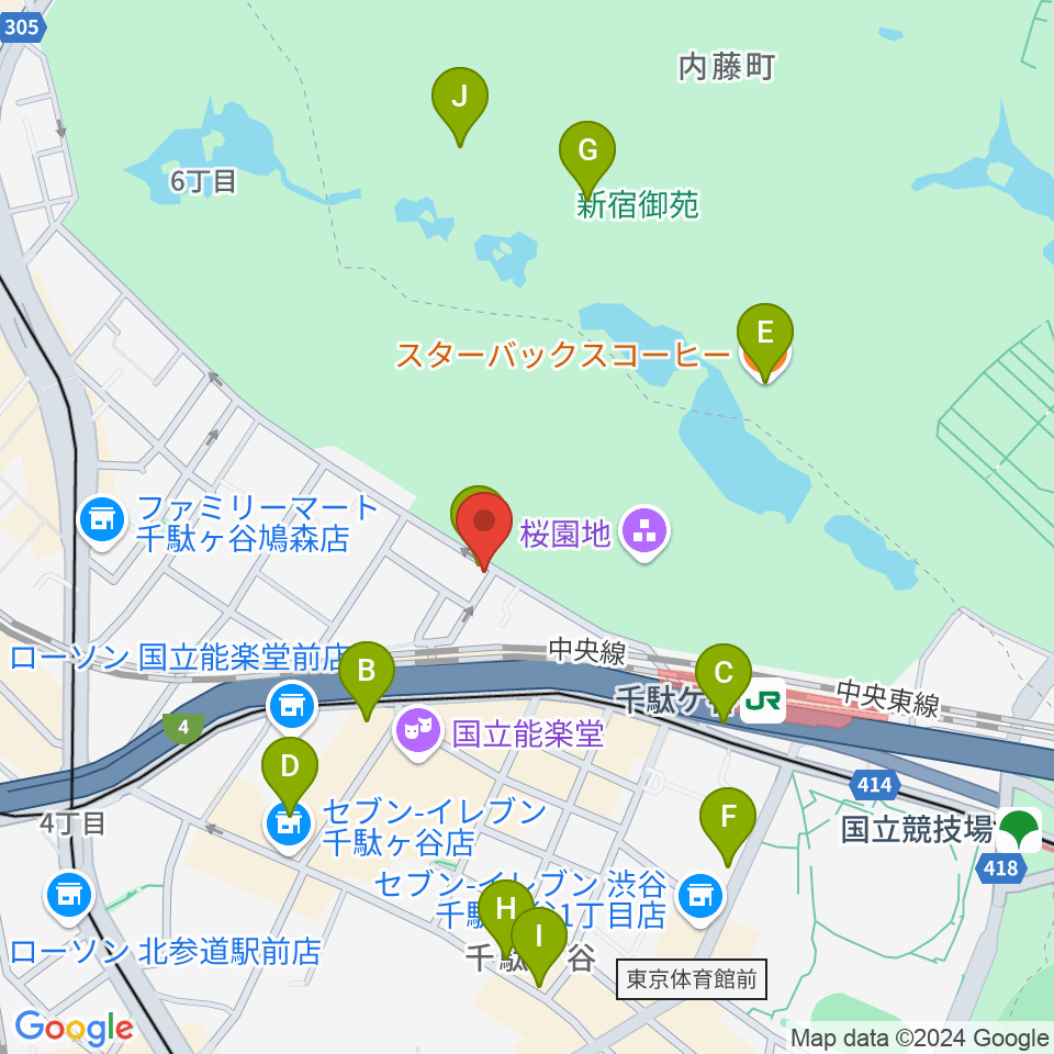 イル・ヴィオリーノ・マジコ周辺のカフェ一覧地図