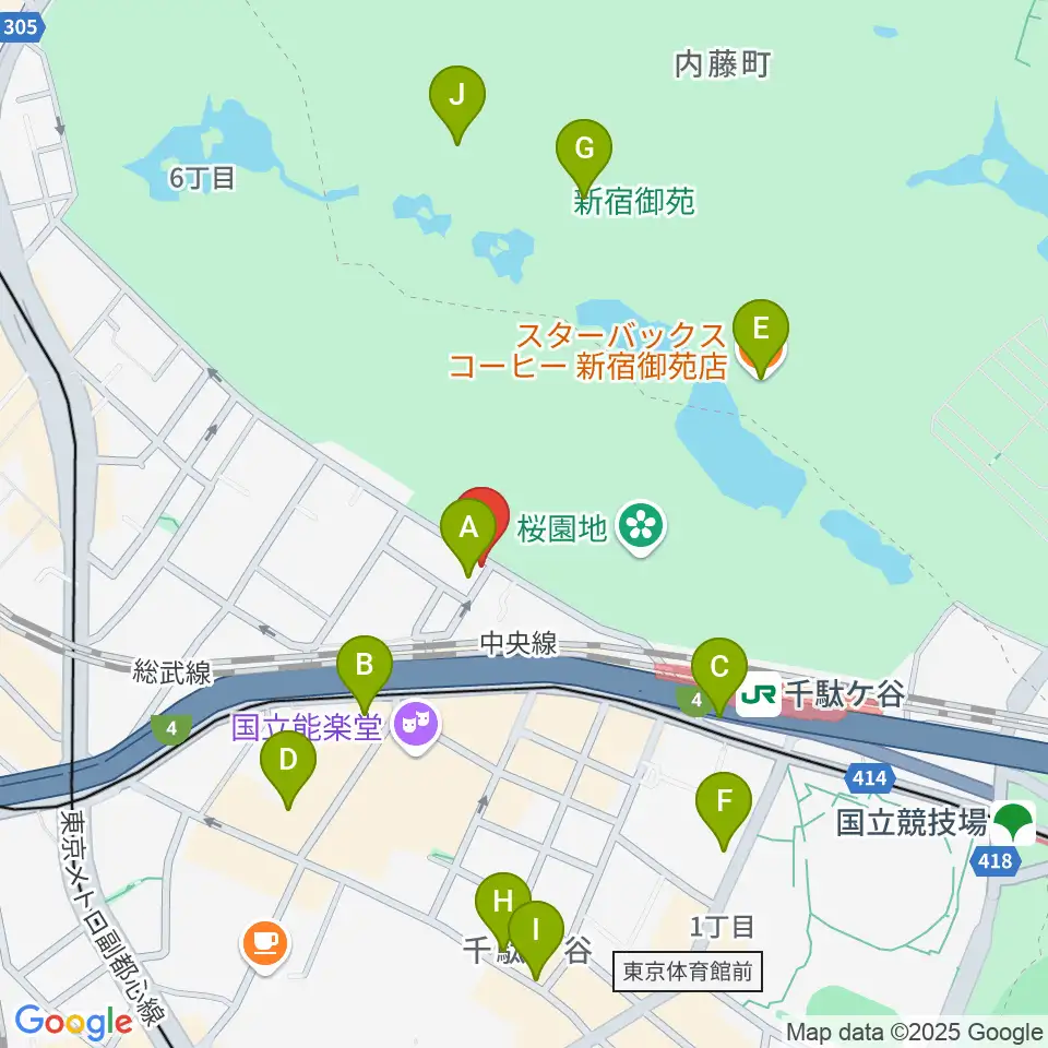 イル・ヴィオリーノ・マジコ周辺のカフェ一覧地図