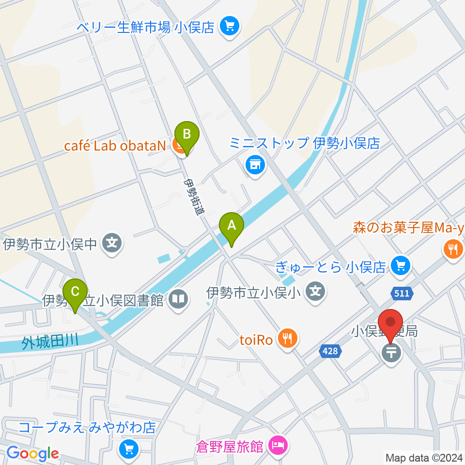 ウィーン音楽教室周辺のカフェ一覧地図