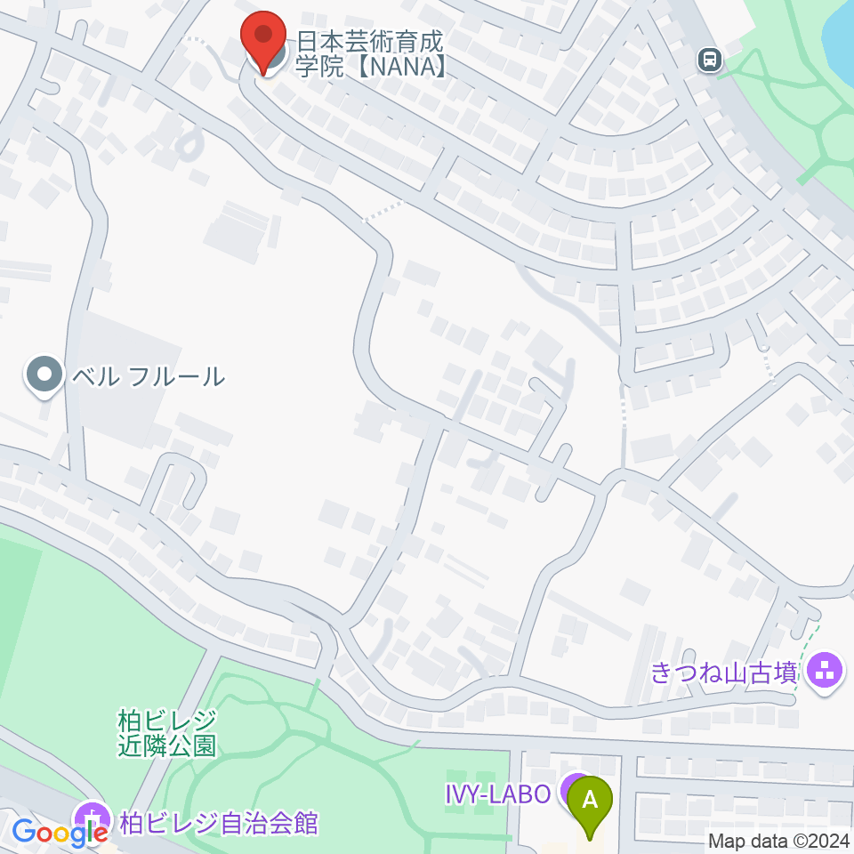 日本芸術育成学院 NANA周辺のカフェ一覧地図