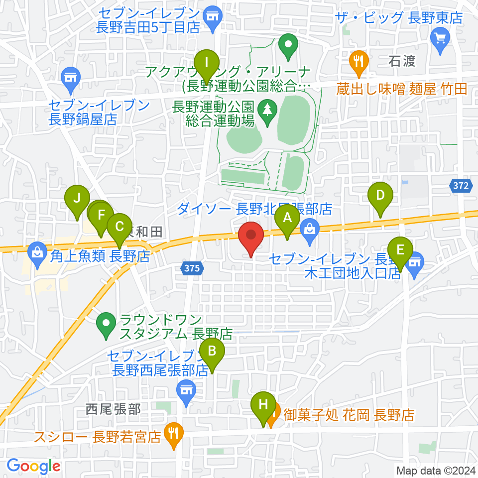 TAKE ONE周辺のカフェ一覧地図