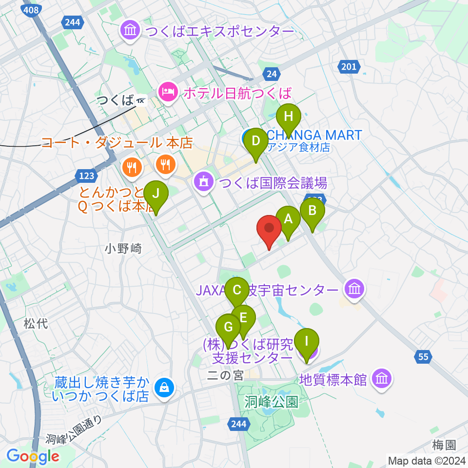 アトリエ・ドゥ・ダルクローズ周辺のカフェ一覧地図