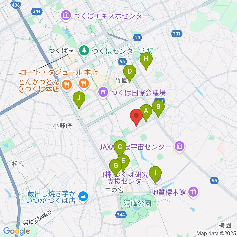 アトリエ・ドゥ・ダルクローズ周辺のカフェ一覧地図