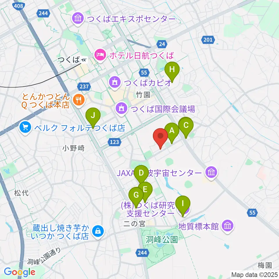 アトリエ・ドゥ・ダルクローズ周辺のカフェ一覧地図
