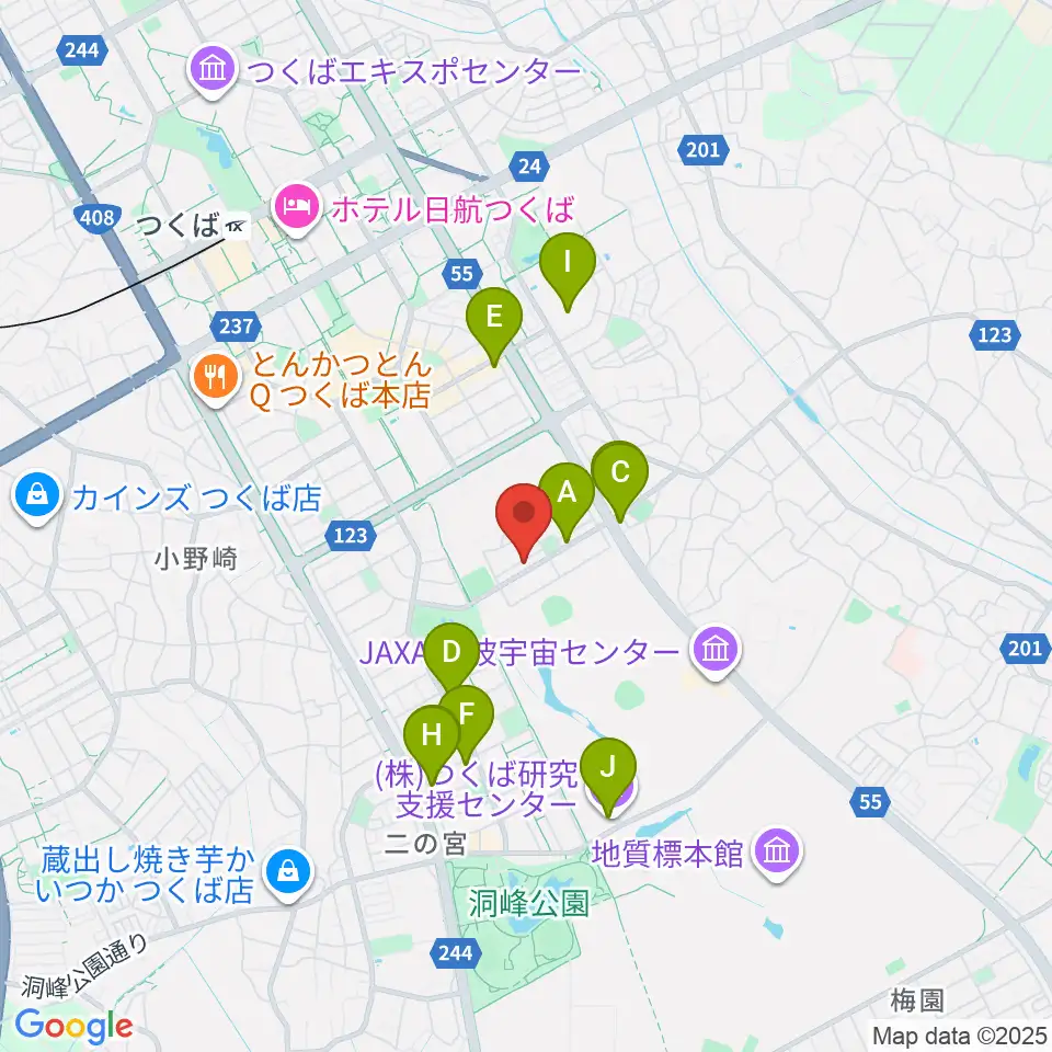 アトリエ・ドゥ・ダルクローズ周辺のカフェ一覧地図