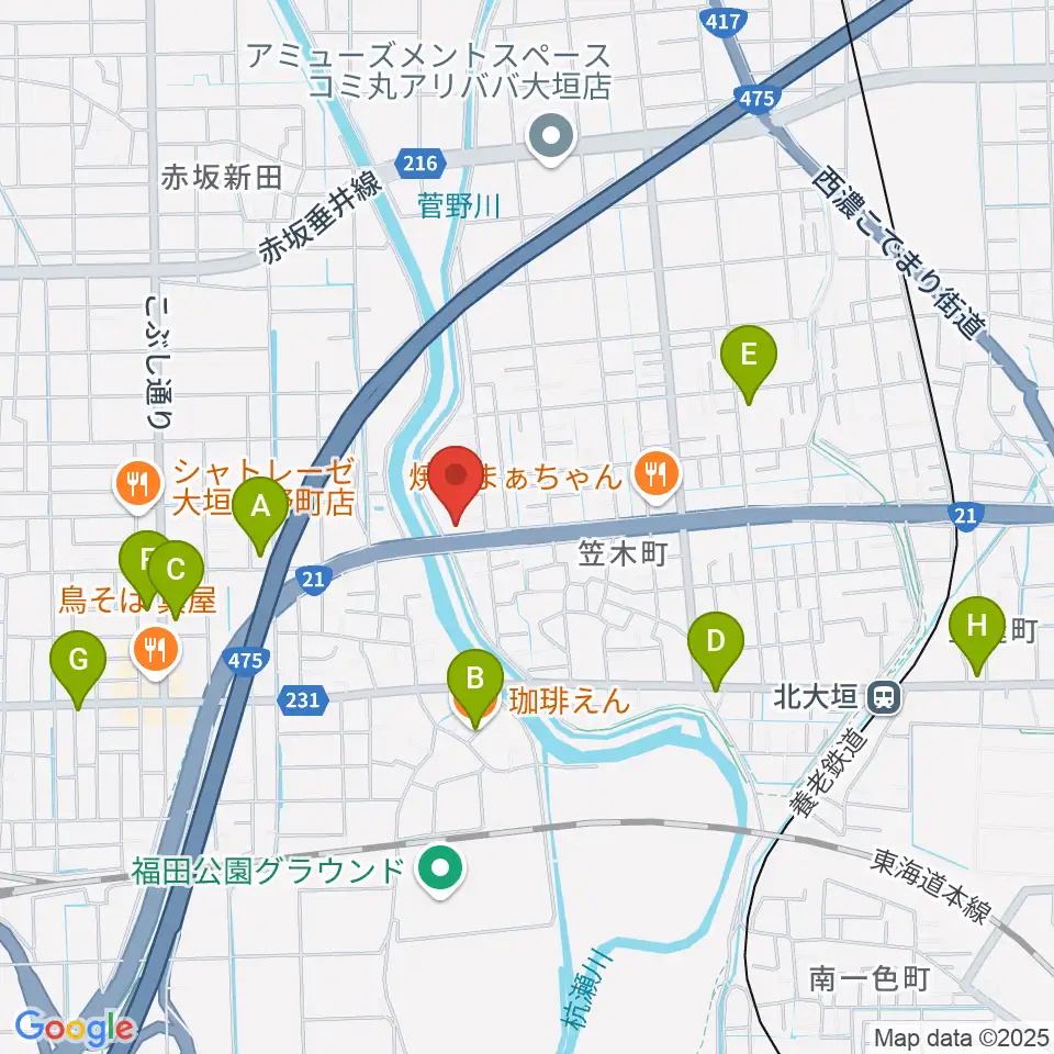 ウィーンミュージックアカデミー周辺のカフェ一覧地図