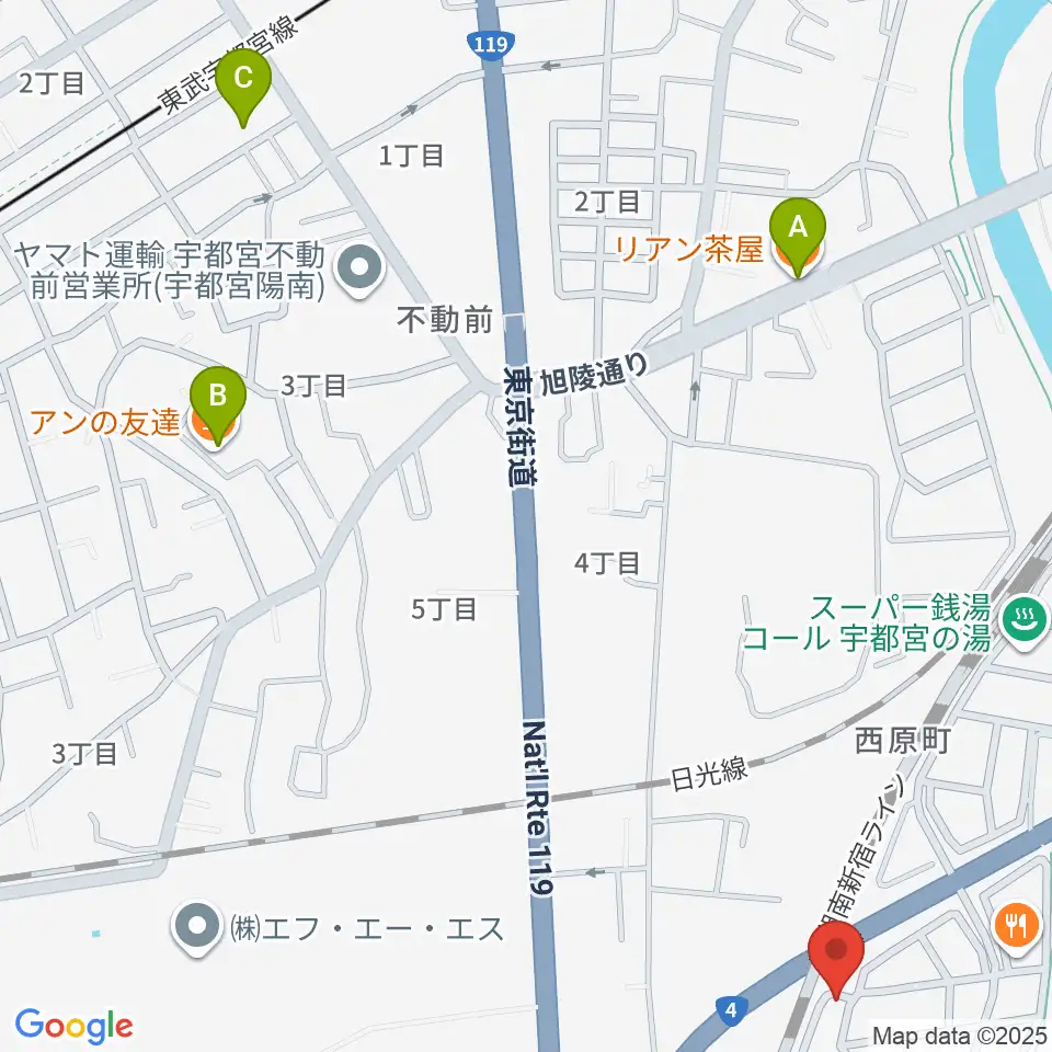 シーズ・ミュージックスクール周辺のカフェ一覧地図