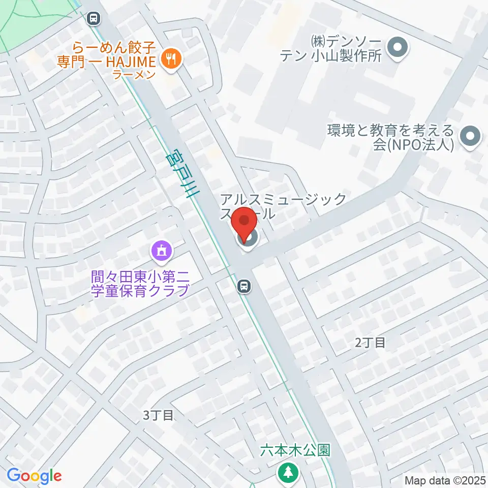 アルスミュージックスクール周辺のカフェ一覧地図