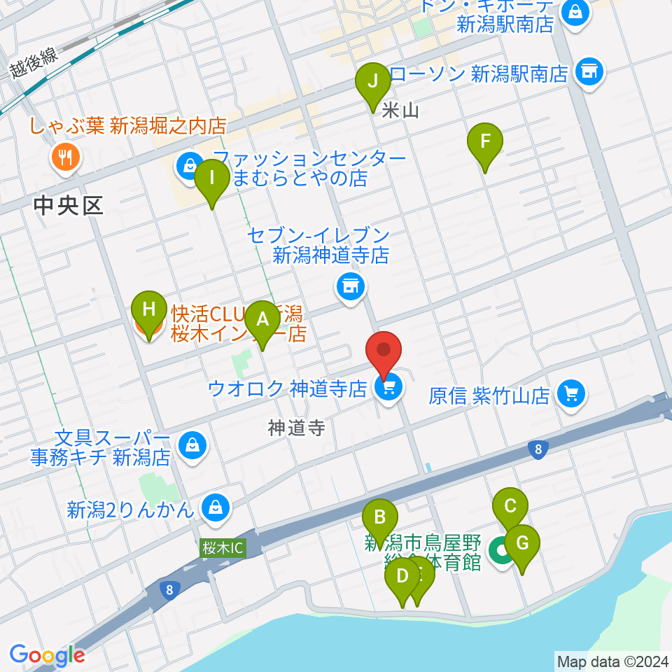 あぽろん駅南店周辺のカフェ一覧地図