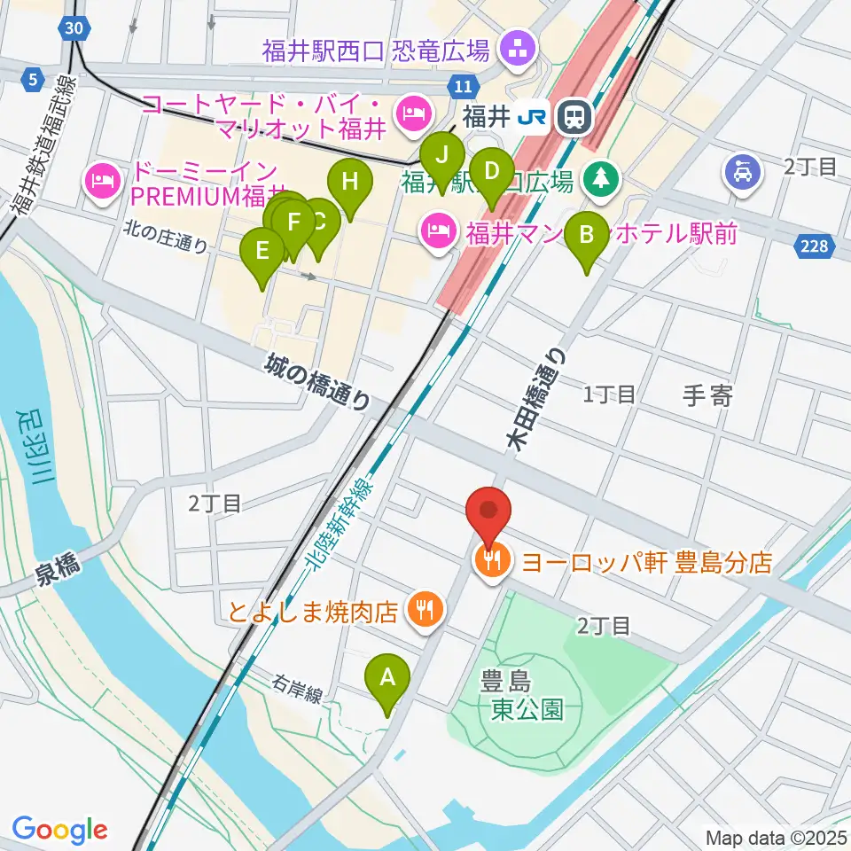 Salsa Lab周辺のカフェ一覧地図