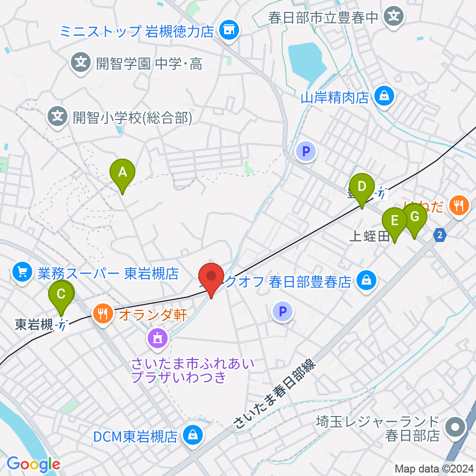 スタジオコーリング周辺のカフェ一覧地図