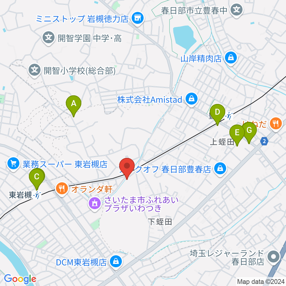 スタジオコーリング周辺のカフェ一覧地図