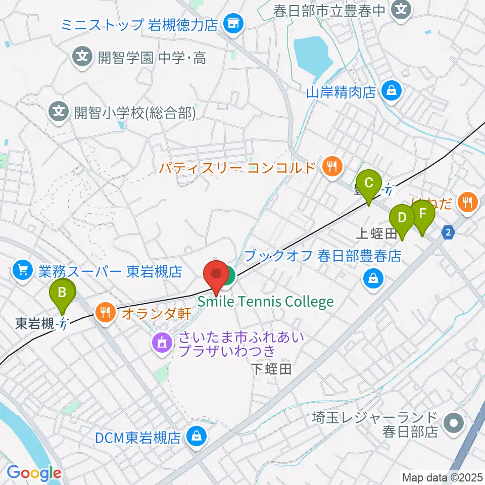 スタジオコーリング周辺のカフェ一覧地図