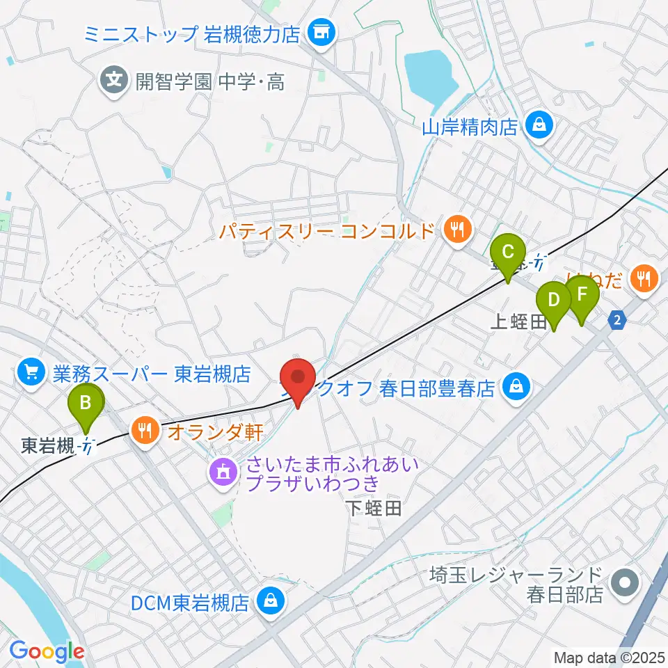 スタジオコーリング周辺のカフェ一覧地図