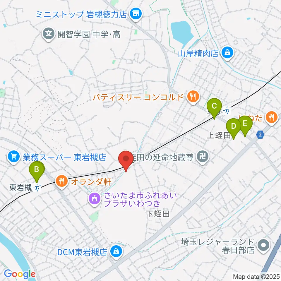 スタジオコーリング周辺のカフェ一覧地図