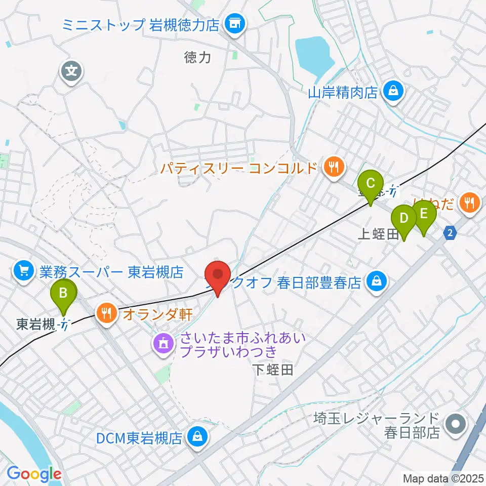スタジオコーリング周辺のカフェ一覧地図
