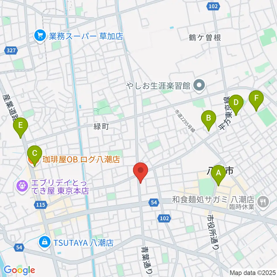 サウンドスタジオ・イフ周辺のカフェ一覧地図