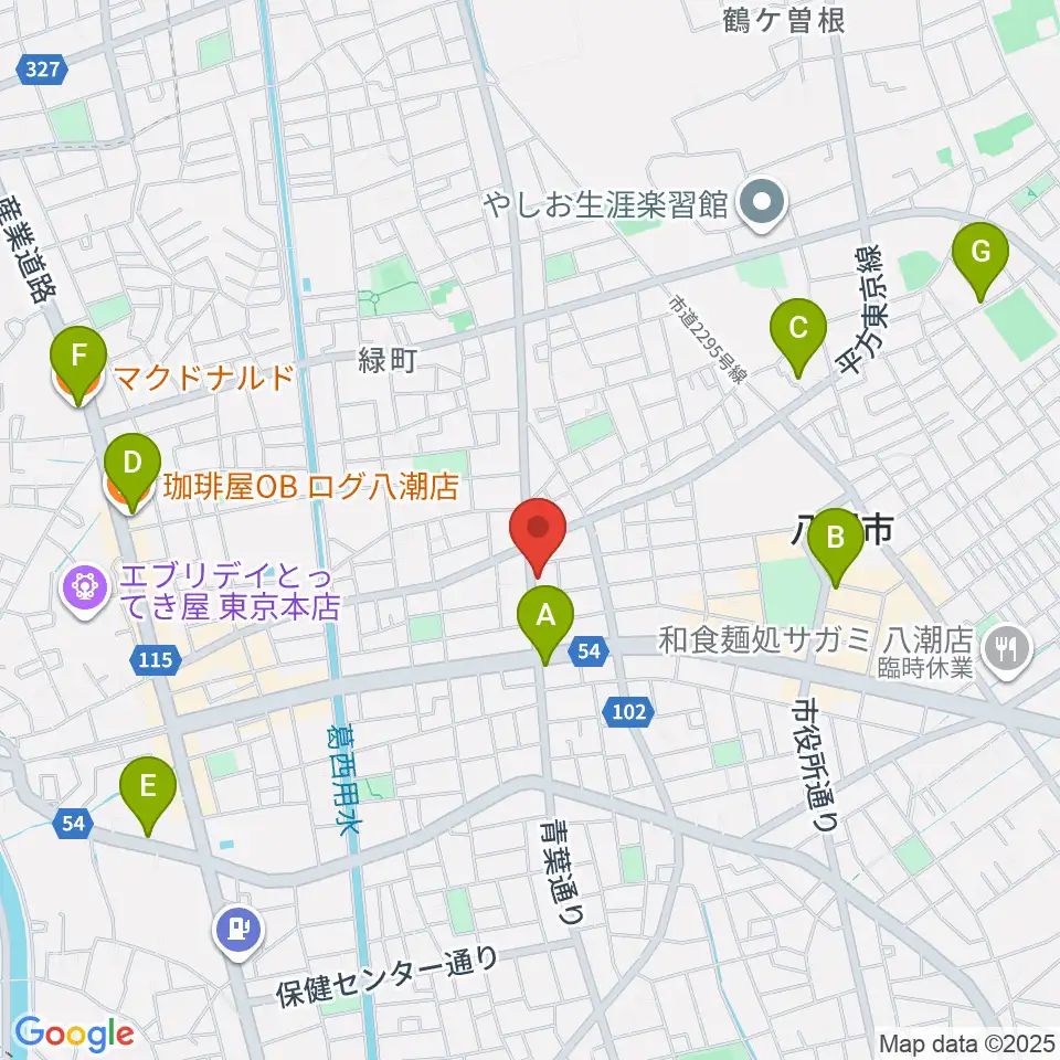 サウンドスタジオ・イフ周辺のカフェ一覧地図