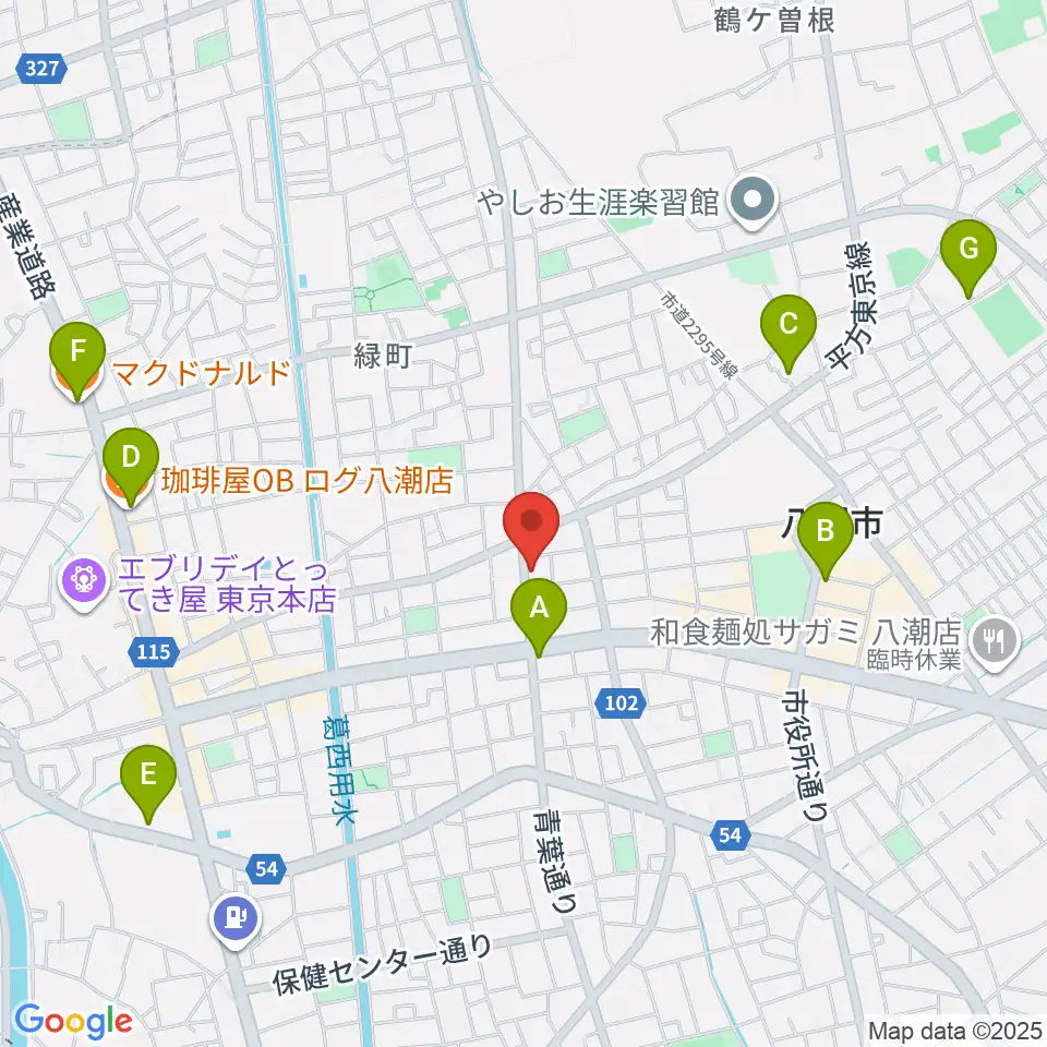 サウンドスタジオ・イフ周辺のカフェ一覧地図