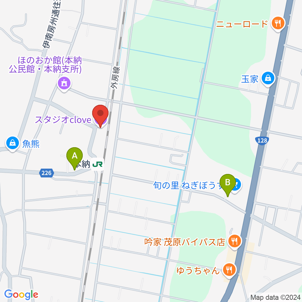 Studio Clove周辺のカフェ一覧地図