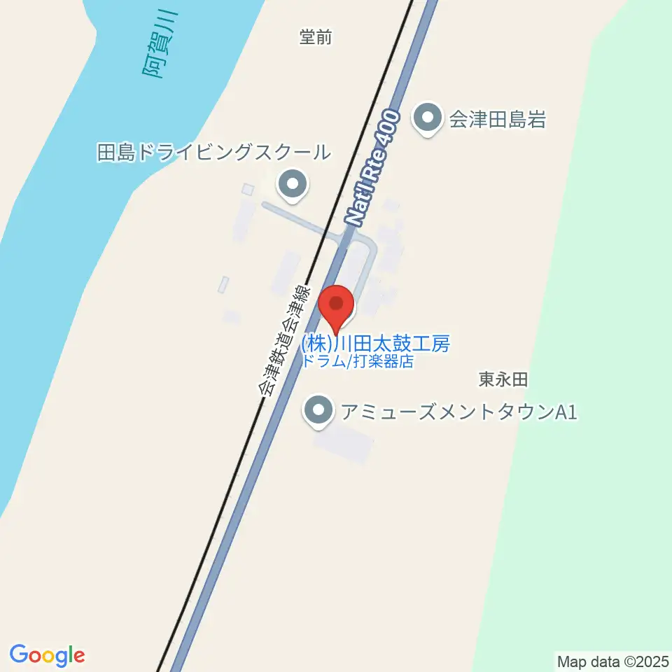 川田太鼓工房周辺のカフェ一覧地図