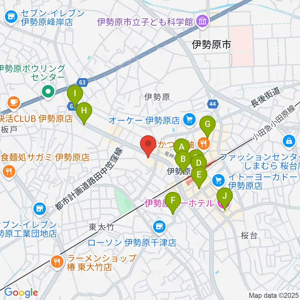 Box Plus周辺のカフェ一覧地図