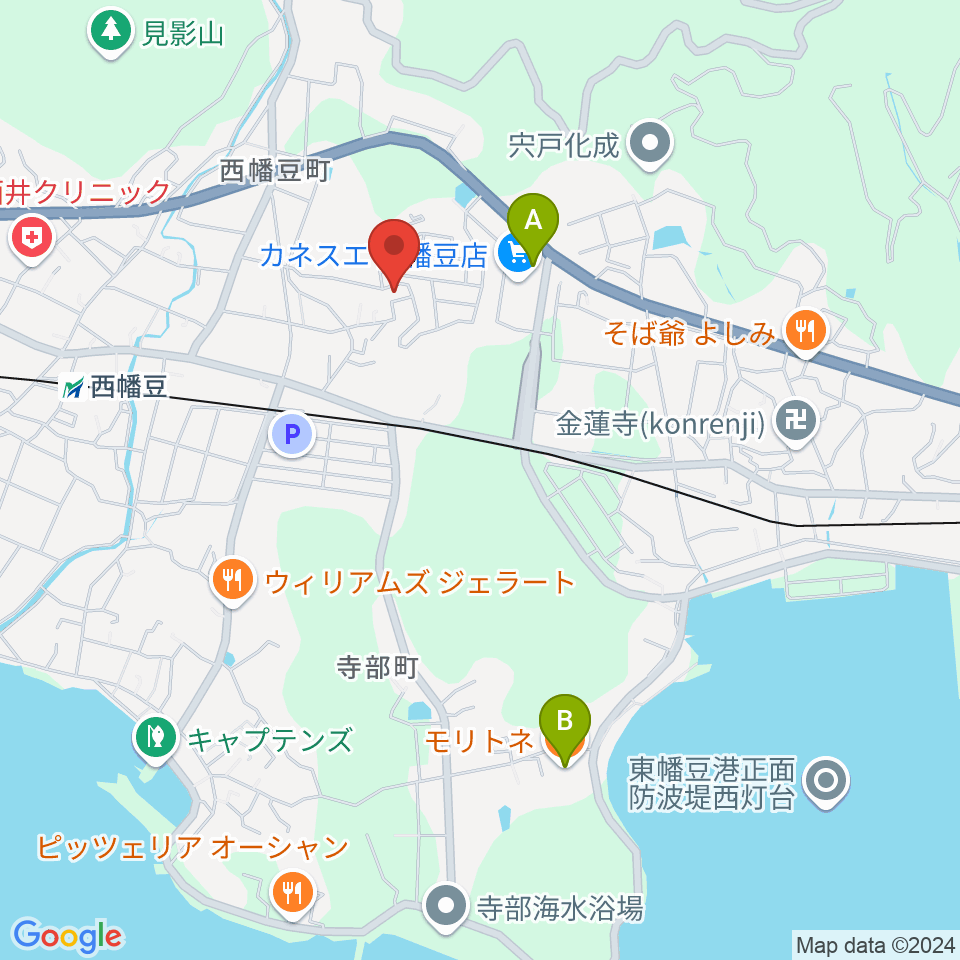 ヴァイアル周辺のカフェ一覧地図