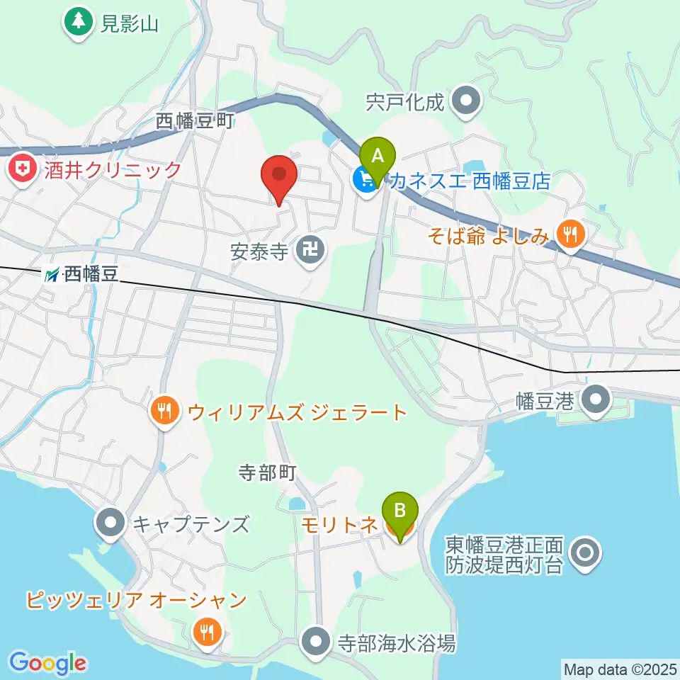 ヴァイアル周辺のカフェ一覧地図