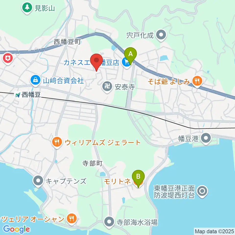 ヴァイアル周辺のカフェ一覧地図
