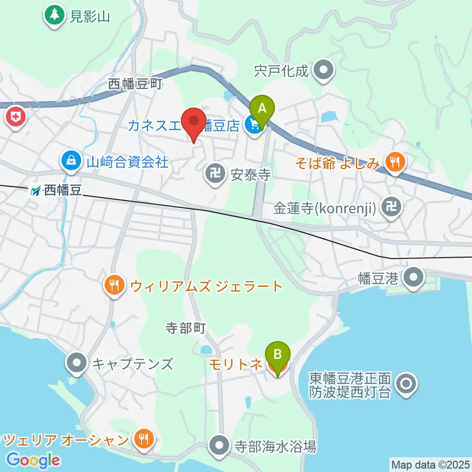 ヴァイアル周辺のカフェ一覧地図
