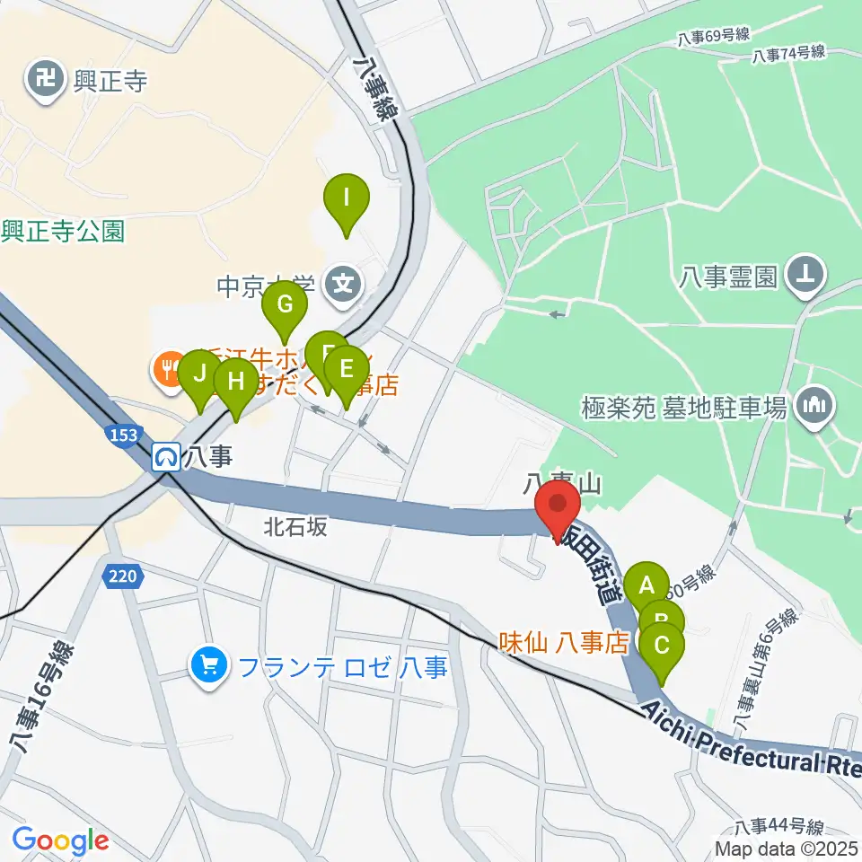 R'STUDIO YAGOTO周辺のカフェ一覧地図