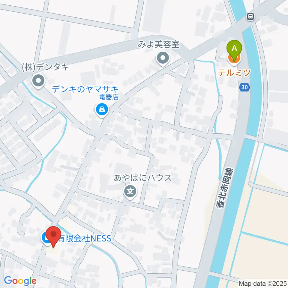 有限会社ネス・スタジオ周辺のカフェ一覧地図