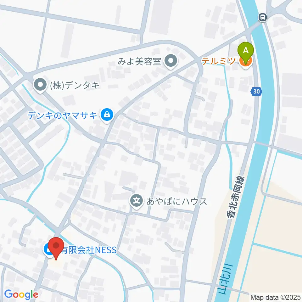 有限会社ネス・スタジオ周辺のカフェ一覧地図