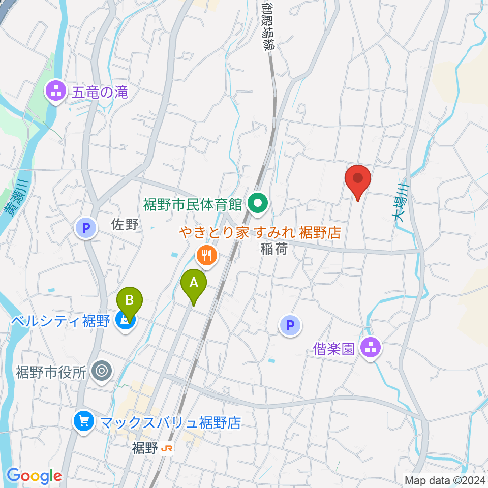 STUDIO O&K 裾野店周辺のカフェ一覧地図